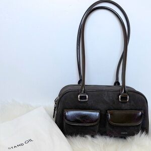 Stand Oil Chubby Bag Marron Combi - Stand Oil Shoulder Bag